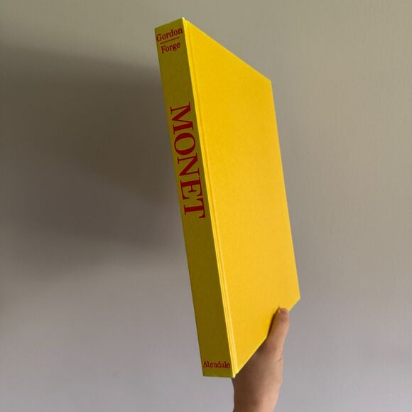 Vintage 1980s Hardcover Coffee Table Book Monet Art Design Book - Picture 7 of 16